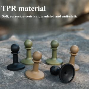 4pcs Camping Canopy Tent Pole Support Pole Lightning Cap Lightning Cap Thimble Camping Tent Camping Accessories