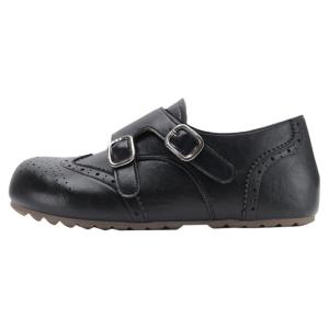 FOXER | Height-Increasing Double Buckle Brogue Shoes