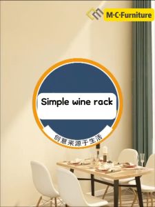 【COD】Multi-Function Wall Wine Storage Rack with Divider Grid