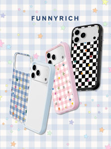 FUNNY RICH | Silicone Dazzle Pattern iPhone Protection Magnetic Bracket and Rope Design Protective Case
