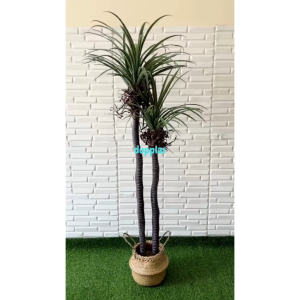 Pohon Hias Tanaman Artificial Pandan Bali X2 T160 Latex Pohon Dracaena Dragon Cover Pot Purun Belly Hiasan Sudut Ruangan Aesthetic