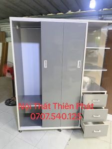 Tủ quần áo nhựa đài loan 3 cánh 1 kệ và hộc kéo  FREESHIP giao hàng hỏa tốc trong ngày