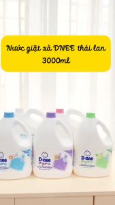 (Chính Hãng) Nước giặt quần áo em bé Dnee 3000ml/550ml - Nước Giặt Xả Cho Trẻ Em an toàn Chính hãng tem đại thịnh