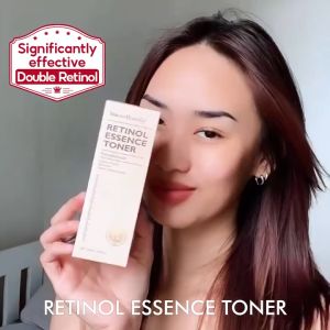 VIBRANT GLAMOUR Double Retinol Face Toner Anti-aging Whitening Fades Fine Lines Anti Wrinkle Facial Essence Toner Smooth Firming 100ml