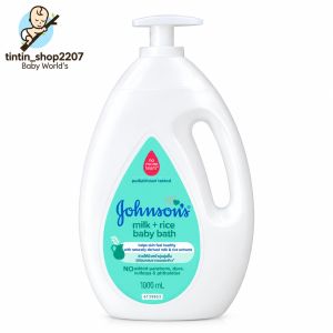 Tắm Gội Toàn Thân Johnsons Baby Milk Rice Chai 1L