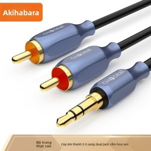 Choseal | Dây Cáp Âm Thanh 1-đến-2 3.5mm đến Hai Cổng RCA