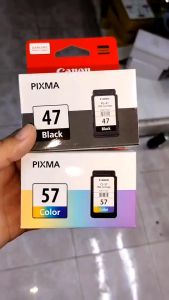 💙หมึกอิงค์เจ็ท น้ำหมึก CANON แคนนอน CL57/47 ตลับหมึก เครื่องพิมพ์อิงค์เจ็ท Colorหมึก 3 สีBlack/E400 | KKNT