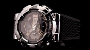 ( 2 YEARS WARRANTY ) Jam Tangan Lelaki G Shock GM110 Men Sport Watch Dual Time Display 200M Water Resistant Shockproof and Waterproof World Time LED Auto Light Sports Wrist Watches with 2 Year Warranty GM-110-1APR