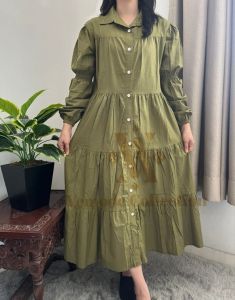 [VEMODE] #05 DRESS RUFFLE TATA 100% COTTON