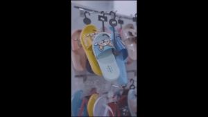 Sandal Wanita Luofu - Motif Beruang Timbul Sendal Impor Karet Terbaru - Mommy Home.