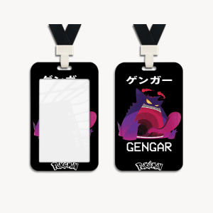 Túi Đựng Thẻ Học Sinh Pokemon Ghoul Student Campus Card Bus Card Work ID Meal Card Chest Badge Work ID Card Holder