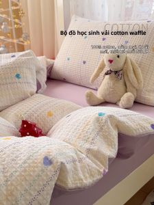 Bộ Chăn Ga Gối Bằng Cotton cho Ký Túc Xá