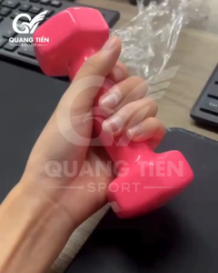 Tạ Tập Gym Tại Nhà KingBoxTạ Tay Chất Liệu Gang Bọc Cao Su Chống Xước Vỡ Sàn Cân Nặng 1kg (giá 1 quả)