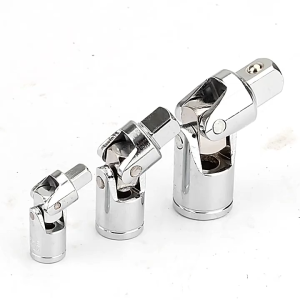 Joint Hand Tool Silver 90 Derajat Socket Aadapter Pneumatic Universal Extention Bar Sambungan Joint