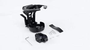 Motorcycle Foldable Cup Holder Black Lightweight Adjustable Water Bottle Mount for Electric Bicycle Sport Cycling Accessories