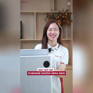 Máy hút ẩm Fujihome DH25W-HEPA-NEW 25L/ngày  lọc HEPA + Anion sấy quần áo WiFi màn hình LED - BẢO HÀNH 24 THÁNG