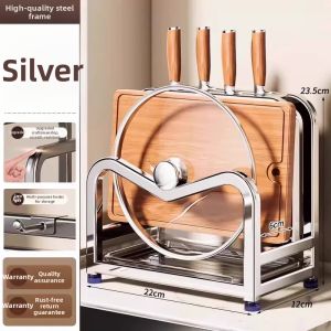 B&W | Kitchen Storage Rack Stainless Steel Multifunction