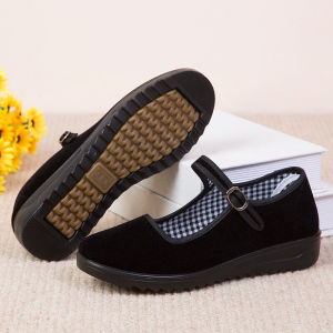 รองเท้าคัทชูสีดำของผู้หญิง รองเท้าพนักงานออฟฟิศ มีส้น3cm /4.5 cm