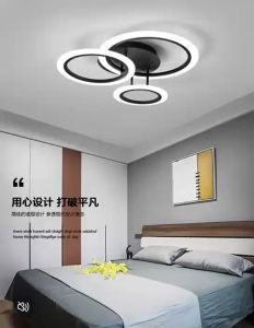 ✨Remote Control✨ Lampu Plafon Led 3 Warna Desain Modern Untuk Dekorasi Ruang Tamu Kamar Tidur Dapur MOOISHC