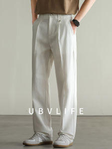 UBV | Lycell Tencel & Cotton Comfortable Loose-Fitting Trousers Male
