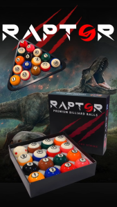 Raptor ชุดลูกพูล วัสดุ Phenolic ขนาด 2 1/4 นิ้ว (1 ชุด 16 ลูก)