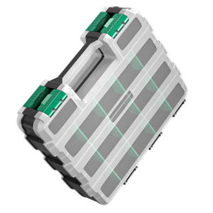 Hộp Đựng Dụng Cụ 34 Ngăn Hai Lớp Di Động Có Vách Ngăn Tháo Rời Dùng Để Đựng Ốc Vít Đinh Mũi Khoan Phụ Kiện Chất Liệu Nhựa