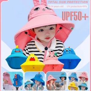 Beach Cap Children Cartoon Hat Childrens Sun Hat Summer Sun Hat UV Protection Sun Hat Boys Summer Hat Girls Baby Fisherman Hat