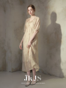 JK＆JS | Embroidered Chiffon Aesthetic Qipao Dress