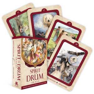 [HÀNG SẴN AUTHENTIC] Bộ bài The Spirit of the Drum Oracle (Rockpool  - Barbara Meiklejohn-Free) gồm 36 lá kèm hướng dẫn