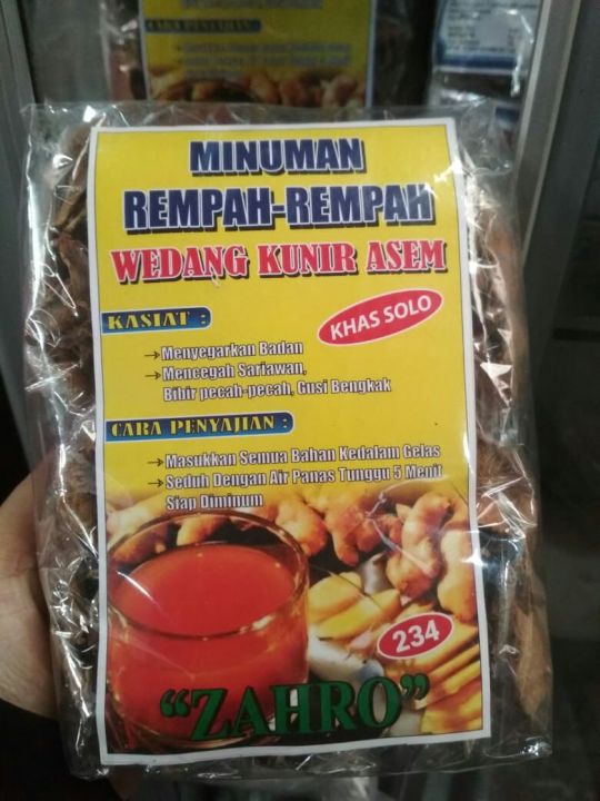 Wedang Kunir Asem Kunyit Asam Rempah Khas Solo Lazada Indonesia