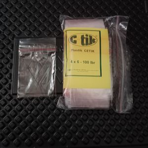 Plastik Klip Ctik 1 pack isi 100 pcs Ukuran 4x6 5x8 6x10 7x10 8x12 10x15 tutup tempel tanpa lem