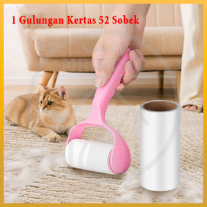 Roll Sticky Pembersih Bulu Kucing alat roller perlengket bulu hewan yang bisa sobek dan perlengket