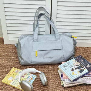 Large Capacity Nylon Handbag Womens Short Trip Travel Bag Water-Resistant Sporty Crossbody Bag for Casual Youth