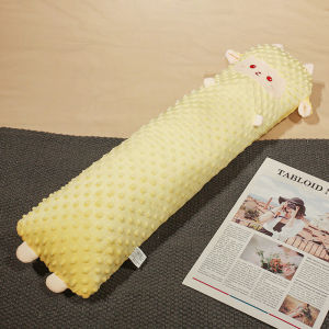 Gối Hình Cừu Dễ Thương Cho Bé Gái Ngủ Bên Hông Gối Hình Cừu Dài Cho Phòng Ký Túc Xá Và Giường Ngủ Gối Hình Động Vật PP Cotton Có Thể Tháo Rời