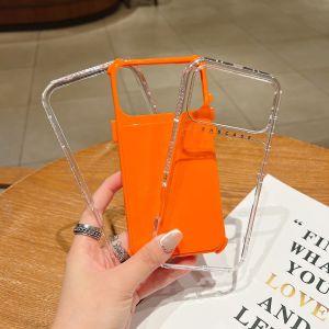 Luxury Candy Color Shockproof Phone Case for iPhone 11 12 13 14 15 16 17 18 Pro Max 15 16 Plus 3 in 1 Clear Bumper Hard Back Cover Anti Drop Protective Casing