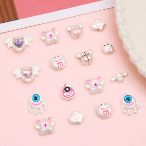 Alloy Cartoon Bead Handstring Accessories Pendant DIY Handmade Necklace Keychain Mobile Phone Charm Jewelry