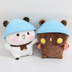 Bandai | 2026 New Hot Bubu and Dudu Panda Bear Plush Toy 20cm Kawaii Doll Stuffed Soft Pillow Toy Fans Childrens Gifts