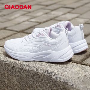 Qiaodan รองเท้าวิ่งของผู้หญิงพื้นนุ่มสวมใส่สบายXM46230212รองเท้ากีฬา