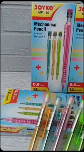 12 PCS  Pensil Mekanik Joyko MP-15 0.5mm / MP-50 0.7mm (ISI 3/6/12 PCS)