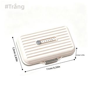 Hộp Đựng Thuốc 7 Ngăn Di Động Trong Suốt Nhỏ Gọn Tiện Dụng Cho Người Lớn Dùng Để Đựng Thuốc Hàng Tuần