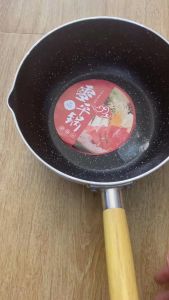 Chảo quánh nhôm loại dày đặc biệt xài cho bếp từ cán cầm bằng gỗ