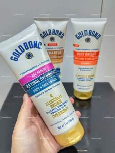 Kem dưỡng da mặt & cơ thể ban đêm Gold Bond Age Renew Retinol Overnight với phức hợp Retinol (198g)