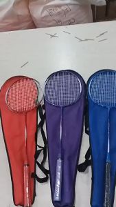Ready Stock: 2Pcs Badminton Racket Original Set Full Carbon Light Durable Alloy Adult Gym Fitness with Raketa Bag Professional Shuttlecock