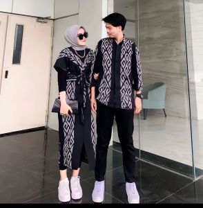 DRESS SABRINA BAJU KONDANGAN COUPLE TENUN FAMILY WANITA PRIA TENUN