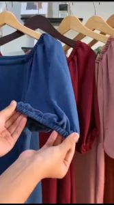 Dress Masayu / Masayu Long Dress Bahan Crinkle / Dress Crinkle