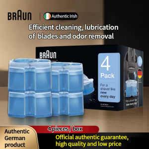 BRAUN razor accessories Clean and Renew Shaver 4PCS CCR4 Refill Cleaner Universal for All Braun Models Effective cleaning and sterilization