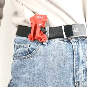 Power Tool Waist Hanging High-hardness Self-locking Drill Holder Belt Clip Practical Quick Release