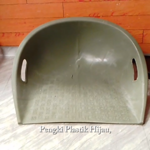 Pengki Plastik Hijau Pengki Karet Perlusin 12 pcs