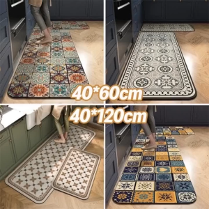 【NANA.1】พร้อมส่ง พรมเช็ดเท้า พรมห้องครัว โคลนไดอะตอม ทนคราบน้ํามันและไม่ลื่น ซักทำความสะอาดได้