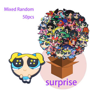 Hot Sales 18-100pcs Potdemiel Cartoon Flying Girl Series PVC Shoe Accessories DIY Detachable Waterproof Shoe Decoration Gifts